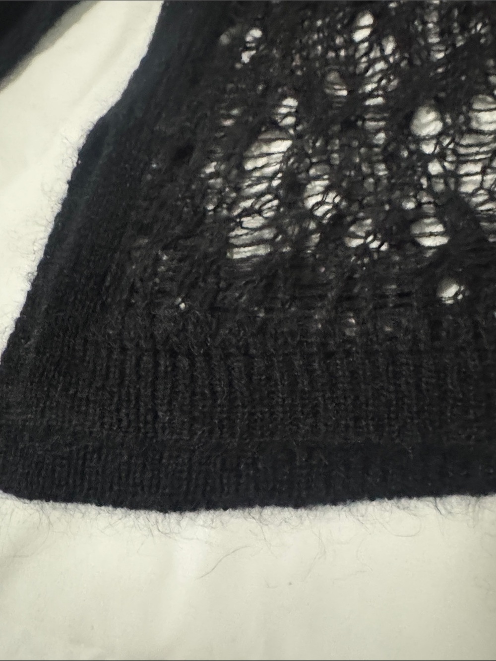RICK OWENS Tommy Open Knit Sweater size M - Picture 11 of 12